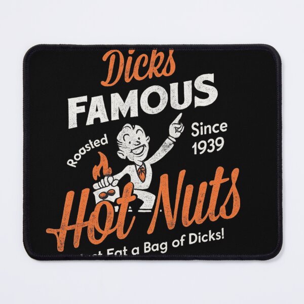 Item preview, Dick's Famous Hot Nuts Funny Adult Humor Vintage Snack Parody designed and sold by Dujosufot.
