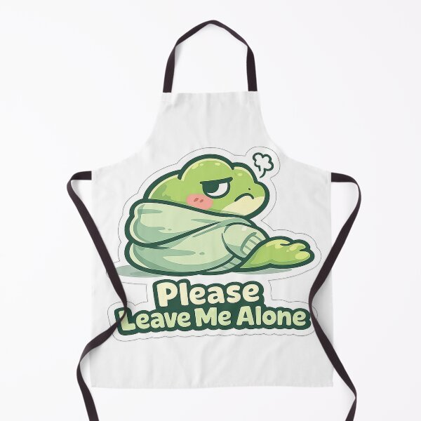 Item preview, Please Leave Me Alone Frog Sticker – Grumpy Minimalist Frog designed and sold by InkWanderStudio.