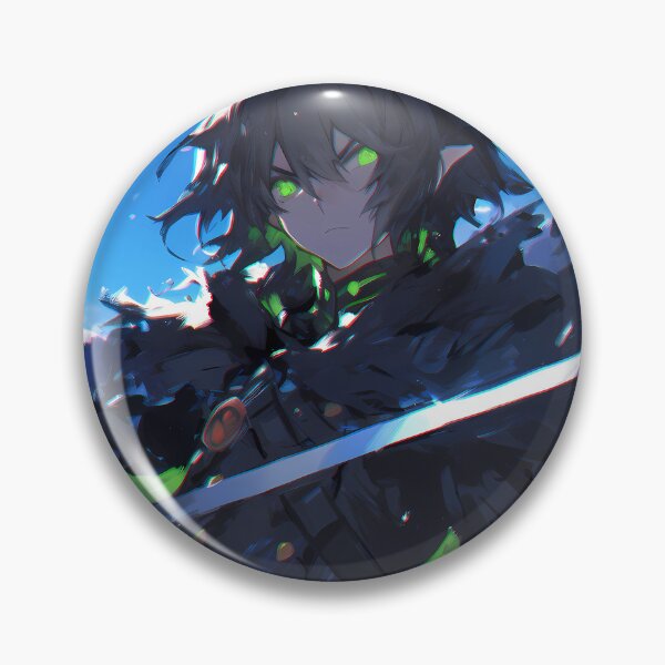 Artikelvorschau, Hyakuya Yuuichirou Seraph Of The End Winter Sky Glow Eyes entworfen und verkauft von 108Recordings.