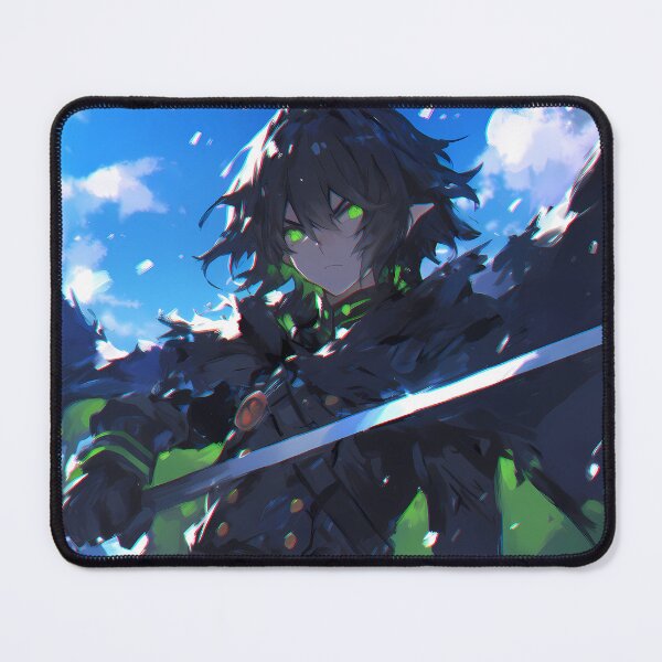 Item preview, Hyakuya Yuuichirou Seraph Of The End Winter Sky Glow Eyes designed and sold by 108Recordings.