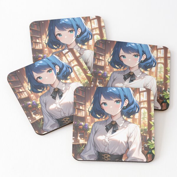 Item preview, Ruka Sarashina Rent A Girlfriend Cozy Library Glow designed and sold by 108Recordings.