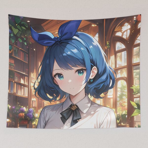 Item preview, Ruka Sarashina Rent A Girlfriend Cozy Library Glow designed and sold by 108Recordings.