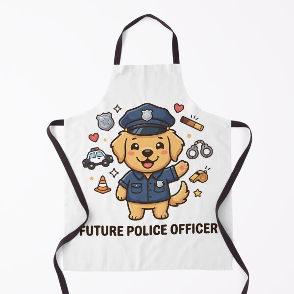 Item preview, Cute Dog Future Police Officer Kids T-Shirt – Cartoon Puppy Gift designed and sold by DIRTYSKETCHH.