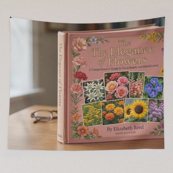 Item preview, The Elegance of Flowers Textbook Design designed and sold by Uniqueartai.