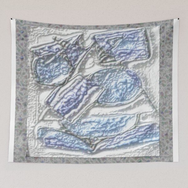 Item preview, discombobulated bubbly plaster colorful geometric abstract design designed and sold by SmashingDeals.