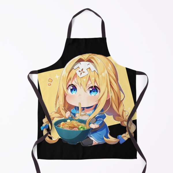 Item preview, Alice Zuberg Sword Art Online Kawaii Ramen Chibi funny designed and sold by mildaclairmo.