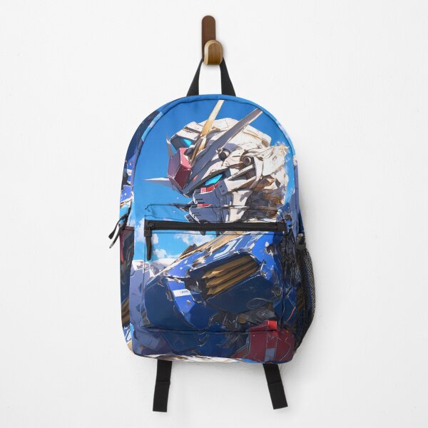 Item preview, Gundam Aerial Gundam Witch Mercury Blue Mecha Sky View designed and sold by 108Recordings.