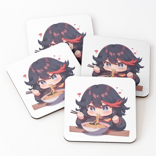 Item preview, Ryuko Matoi Kill La Kill Ramen Chibi With Heart Eyes designed and sold by mildaclairmo.
