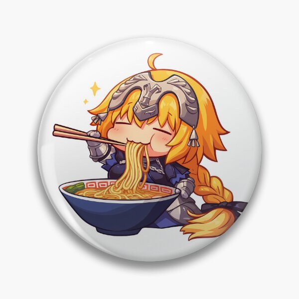Item preview, Jeanne D Arc Fate Grand Order Kawaii Ramen Chibi designed and sold by mildaclairmo.