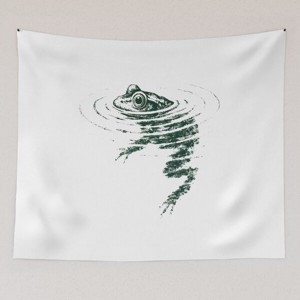Item preview, Frog Swimming Funny Animal designed and sold by Tanjaberto.