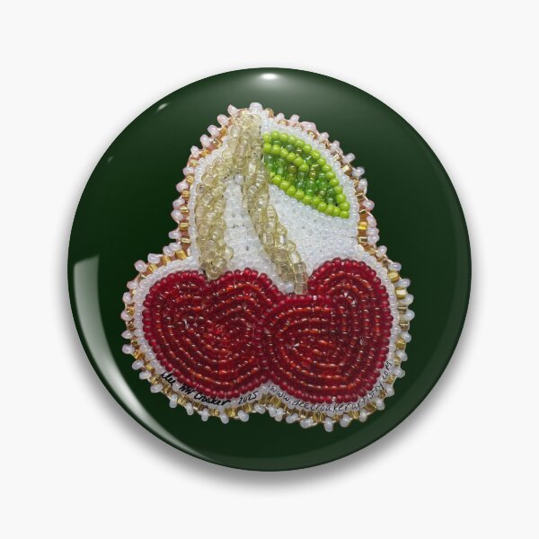 Item preview, Beaded Cherries designed and sold by Dee Croaker Artistry.