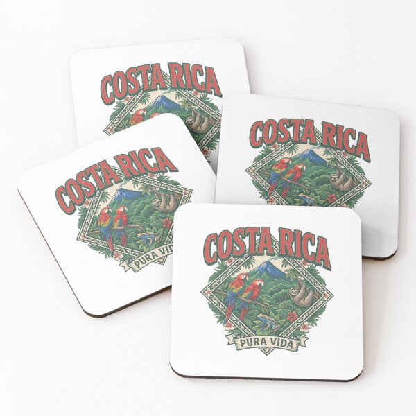 Item preview, Costa Rica Macaw Volcano - Costa Rica Central America , Country Pride , Pura Vida designed and sold by HyphThonia.