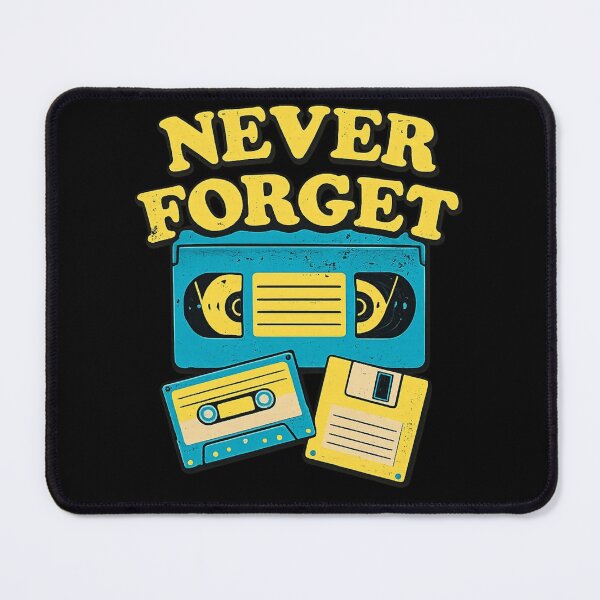 Item preview, Never Forget Retro Cassette Tape Vintage 80s 90s Nostalgia designed and sold by Dujosufot.