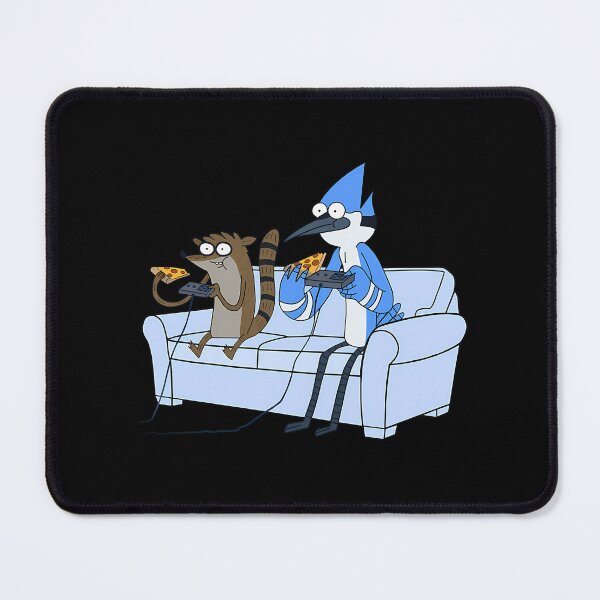 Item preview, Mordecai And Rigby Pizza And Video Games designed and sold by tegrammer.