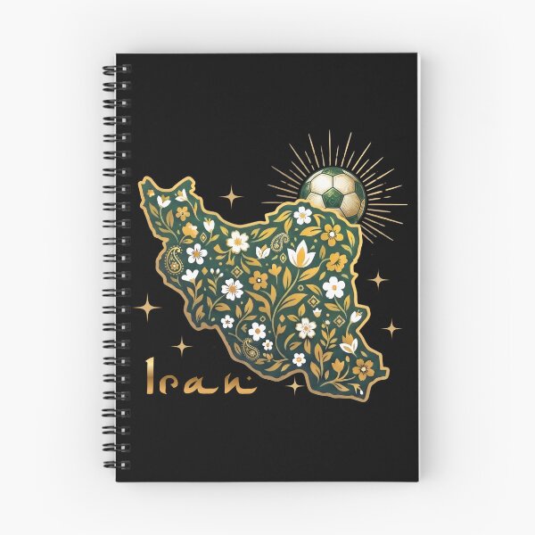 Item preview,  Iran Soccer Team Melli - Persian Floral Map Art - Game Supporter 2026 designed and sold by BeaverFriends.