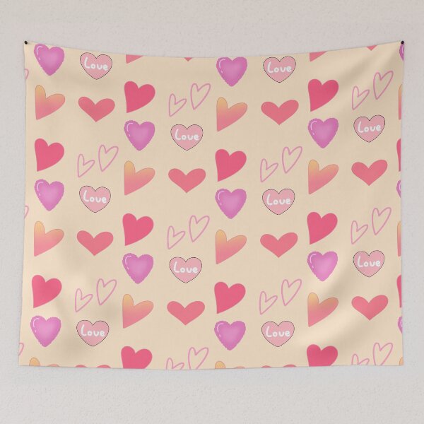 Item preview, Soft Pastel Heart Doodles Set designed and sold by ubborn.