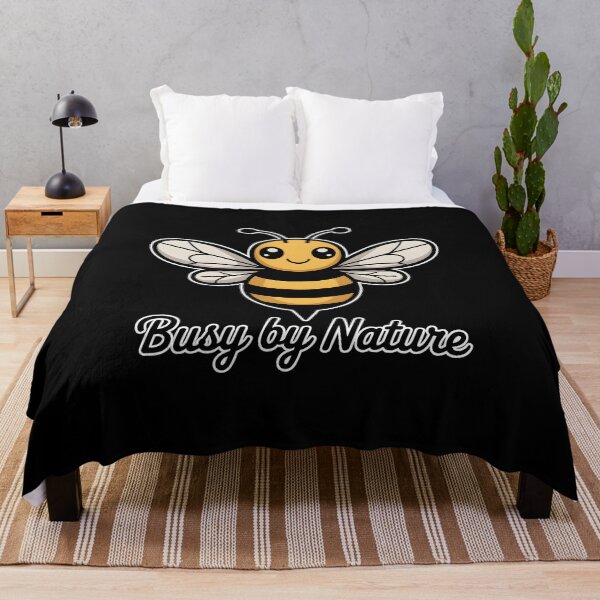 Item preview, Busy By Nature Cute Bee Aesthetic Minimal Animal Shirt designed and sold by ImaginedSpace7.
