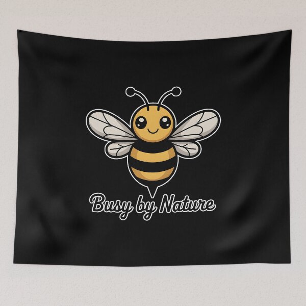 Item preview, Busy By Nature Cute Bee Aesthetic Minimal Animal Shirt designed and sold by ImaginedSpace7.