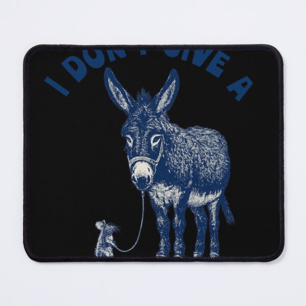 Item preview, I Don't Give A Funny Donkey Mouse Pun Sarcastic Humor designed and sold by Dujosufot.