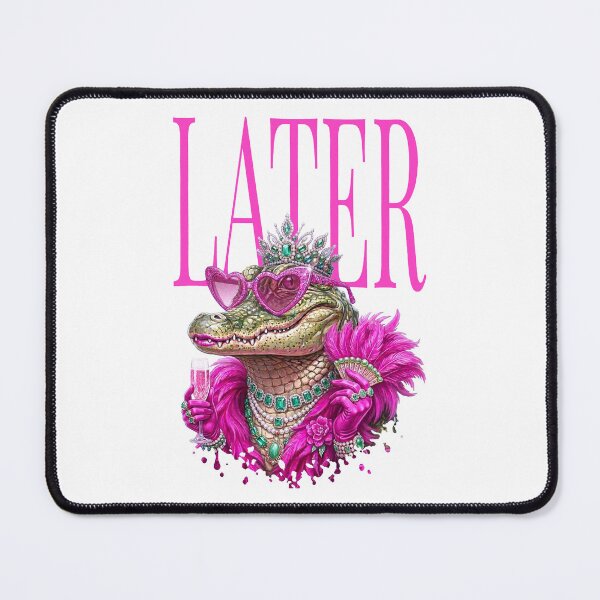 Item preview, Cute Later Gator, Preppy Summer Alligator, Pink Coastal Trendy Girl  designed and sold by HyphThonia.