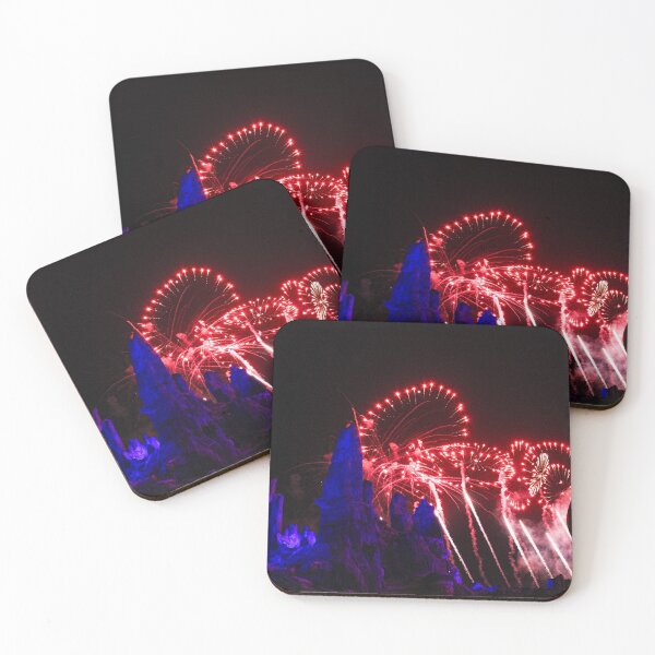 Item preview, Red Fireworks Bursting over the Spires designed and sold by meghan-98.