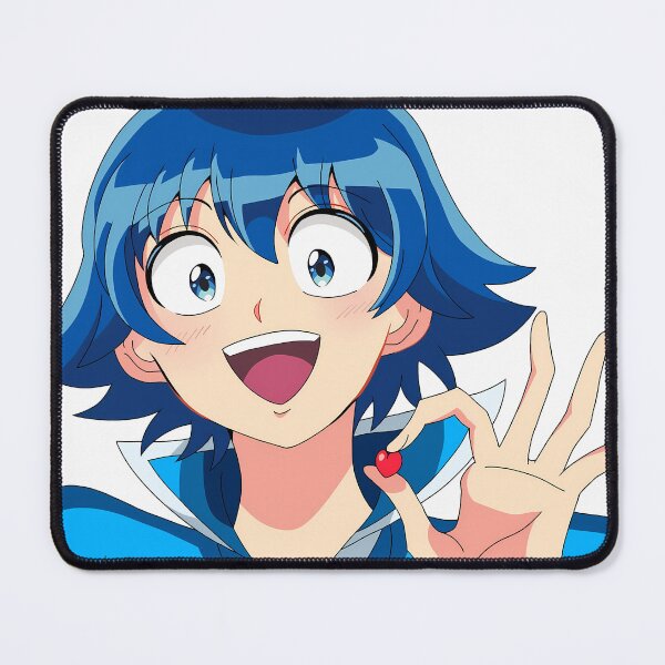 Item preview, Iruma Suzuki Iruma Kun Heart Gesture Bright Blue Smile designed and sold by SuperTeamCanada.