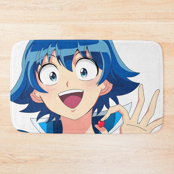Item preview, Iruma Suzuki Iruma Kun Heart Gesture Bright Blue Smile designed and sold by SuperTeamCanada.