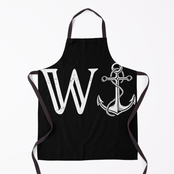 Item preview, W Anchor Nautical Maritime Sailor Vintage Style designed and sold by Dujosufot.