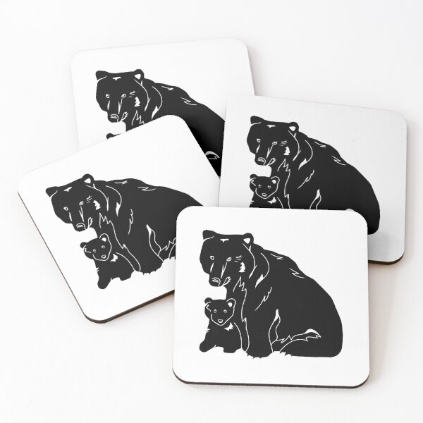 Item preview, Mama Bear and a Bear Cub designed and sold by MagnoliaLake.