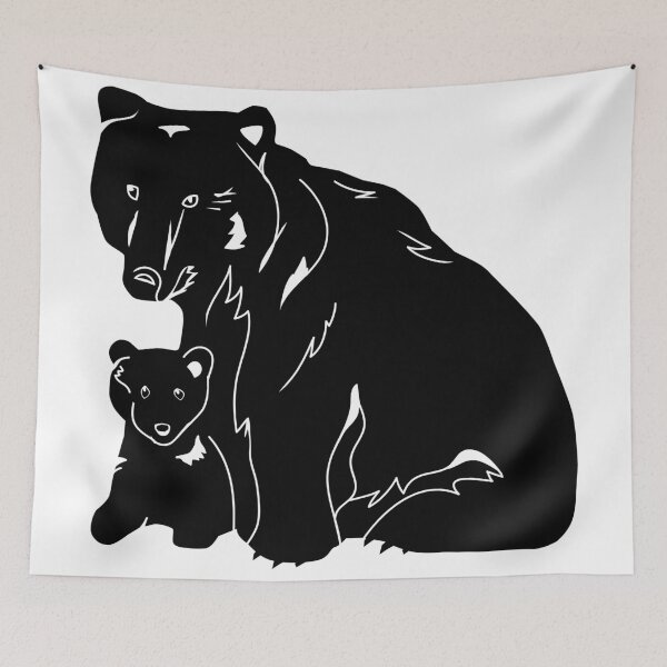 Item preview, Mama Bear and a Bear Cub designed and sold by MagnoliaLake.