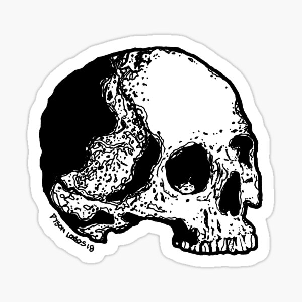 Skull Variations #5 Sticker