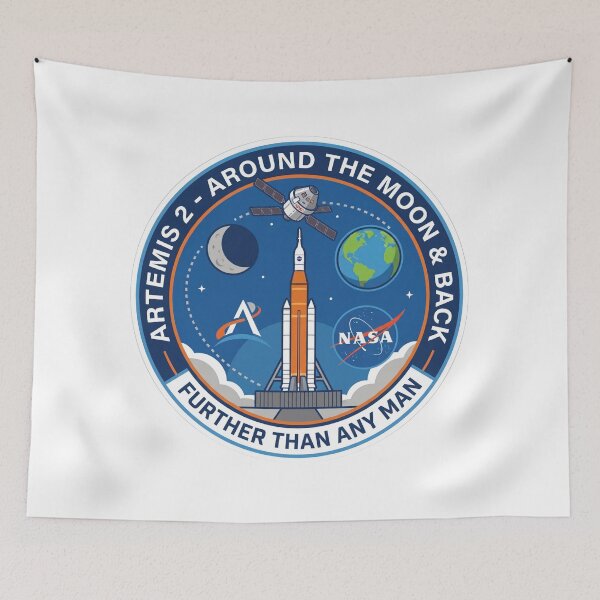 Item preview, Artemis II Lunar Orbit Mission designed and sold by IllustrifyArts.
