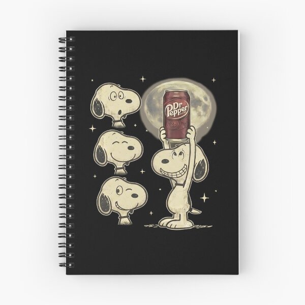 Item preview, Funny Snoopy Drinking Dr Pepper, Snoopy Dr Pepper Moon Dog Lover, Vintage Retro Style 90s designed and sold by HyphThonia.