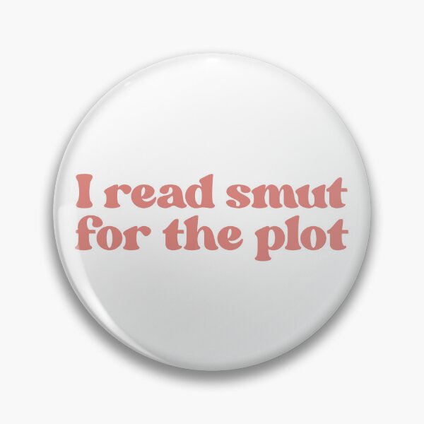 Item preview, I Read Smut for the Plot Funny Romance Reader Sticker Design designed and sold by May´s Cozy Corner.