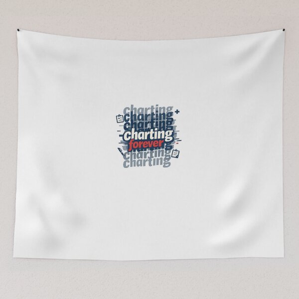 Item preview, "Charting Forever" | Relatable Nurse & Healthcare Admin Humor designed and sold by Naviora.