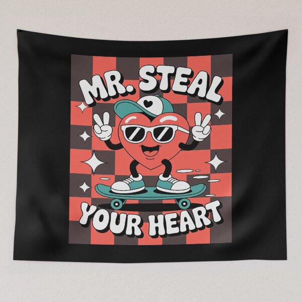 Item preview, Mr Steal Your Heart for Boys Toddlers Valentine's Day Kids designed and sold by fferomananul.