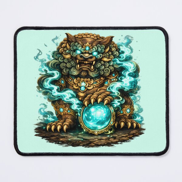 Item preview, Guardian Lion Turquoise Arcane Energy designed and sold by HOPPER420.