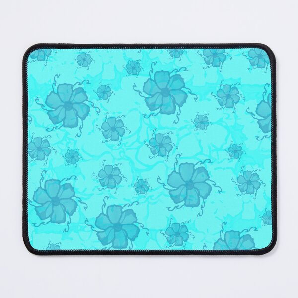 Item preview, Festive Tropics Floral Monochrome in Teal designed and sold by HHHeirlooms.