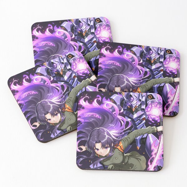 Item preview, Misato Katsuragi Neon Genesis Evangelion Glowing Purple Power designed and sold by SuperTeamCanada.