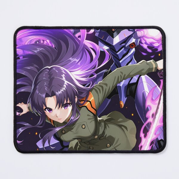 Item preview, Misato Katsuragi Neon Genesis Evangelion Glowing Purple Power designed and sold by SuperTeamCanada.