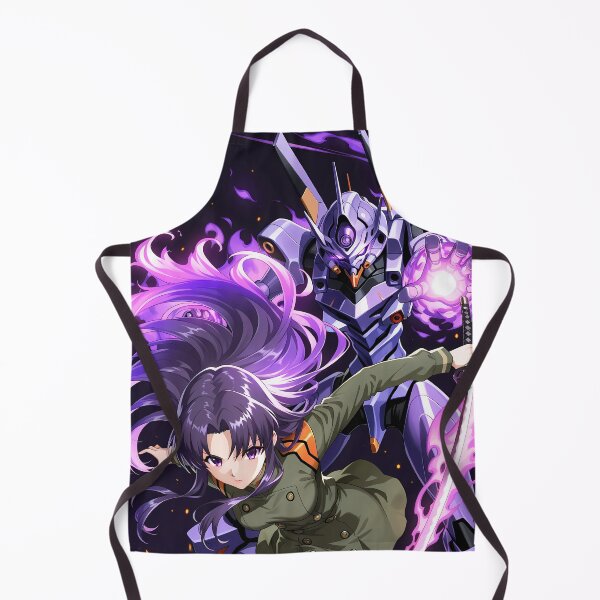 Item preview, Misato Katsuragi Neon Genesis Evangelion Glowing Purple Power designed and sold by SuperTeamCanada.