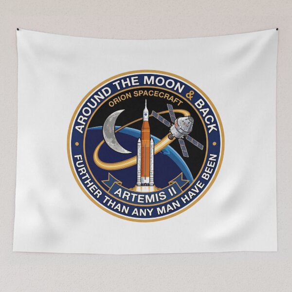 Item preview, Artemis II Lunar Mission Patch designed and sold by IllustrifyArts.