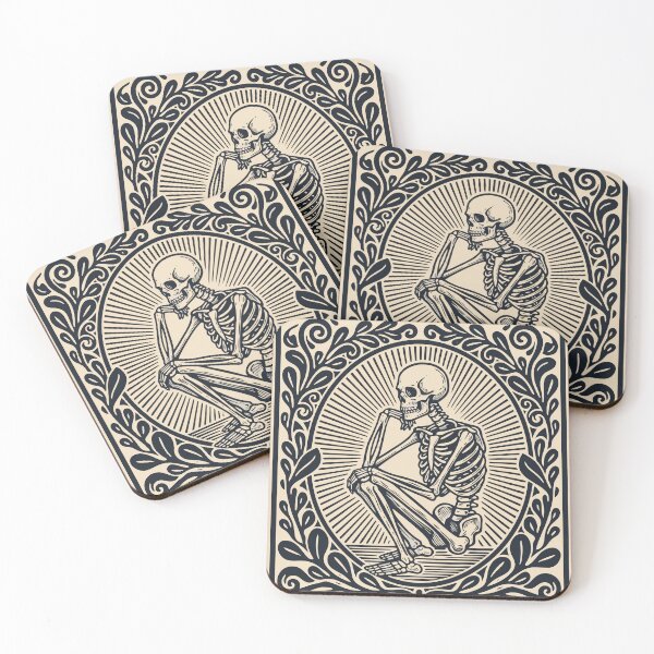 Item preview, "Debugging My Existence" Funny Programmer Skeleton Dark Humor designed and sold by Cipher & Soul.