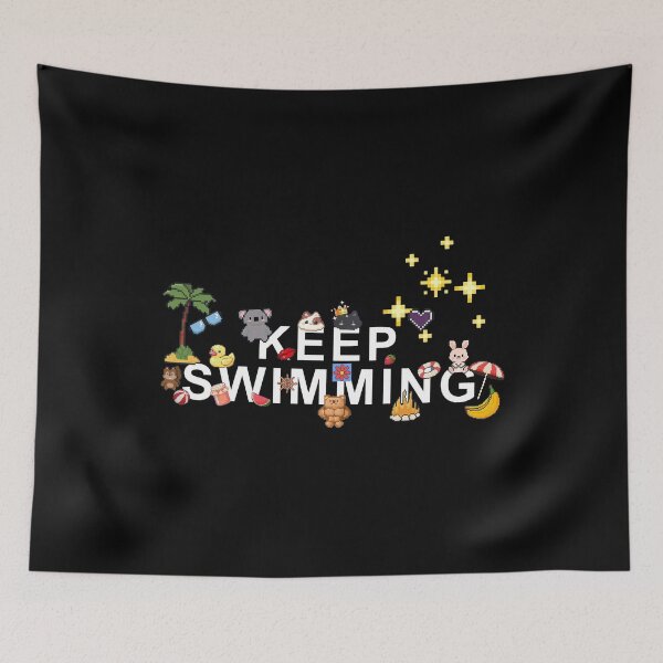 Item preview, Keep Swimming, Cute Keep Swimming Pets, Army Merch, Concert Tour designed and sold by HyphThonia.