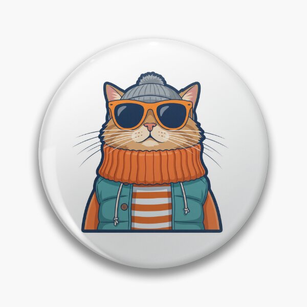 Item preview, Cool Winter Cat Vibes designed and sold by IllustrifyArts.