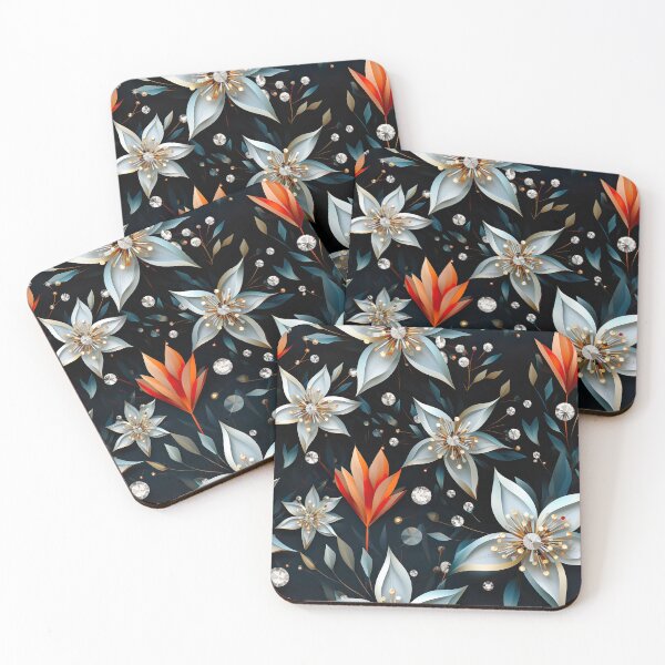 Item preview, Lotus flower abstract seamless pattern designed and sold by Leylita Design.