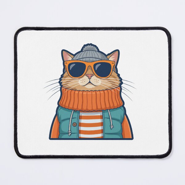 Item preview, Cool Winter Cat Vibes designed and sold by IllustrifyArts.