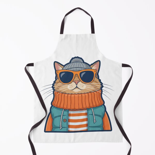 Item preview, Cool Winter Cat Vibes designed and sold by IllustrifyArts.
