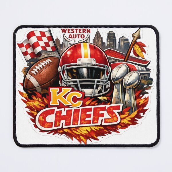 Item preview, Kansas City Football Red Gold Championship Inspired Design American Football Fan Graphic Tee designed and sold by GarnerSupplyCo.