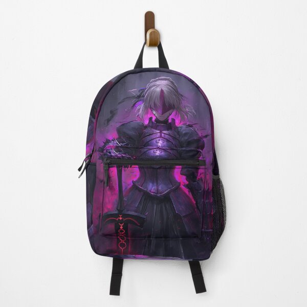 Item preview, Saber Alter Fate Stay Night Dark Knight Armor Purple Glow Shadow Mood designed and sold by SuperTeamCanada.